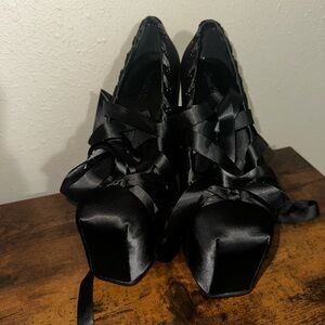Sugar Thrillz SWEET SONATA BALLET WRAP HEELS